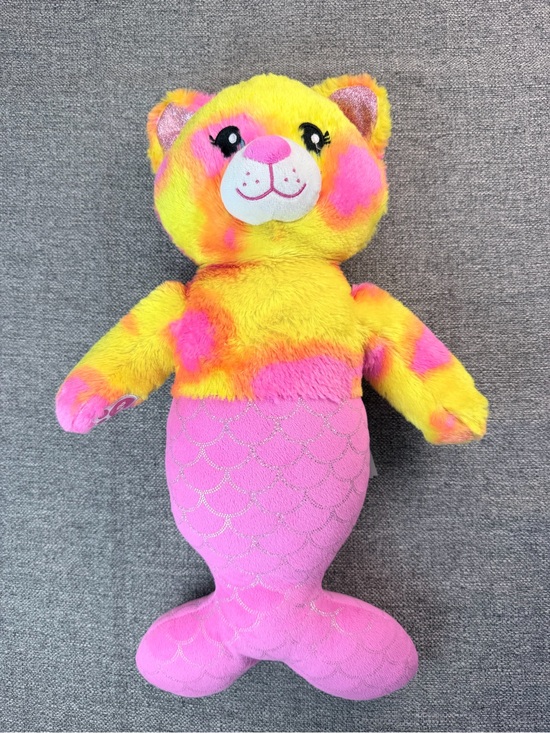 Build-A-Bear Other - Build-A-Bear Yellow and Pink Mermaid Cat Plush Toy